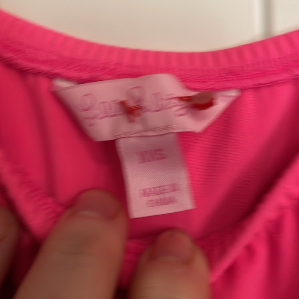 Lilly Pulitzer XXS Pink Romper - Picture 2 of 4
